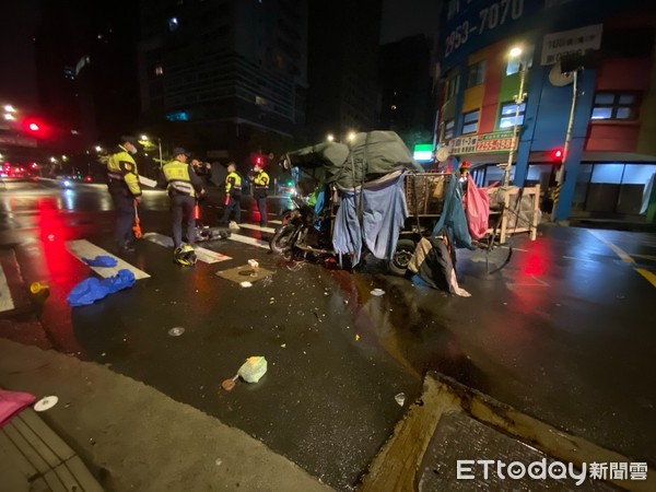 ▲▼新北車禍。（圖／記者陳以昇翻攝）