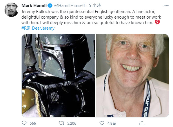 ▲▼Mark Hamill。（圖／翻攝自推特）