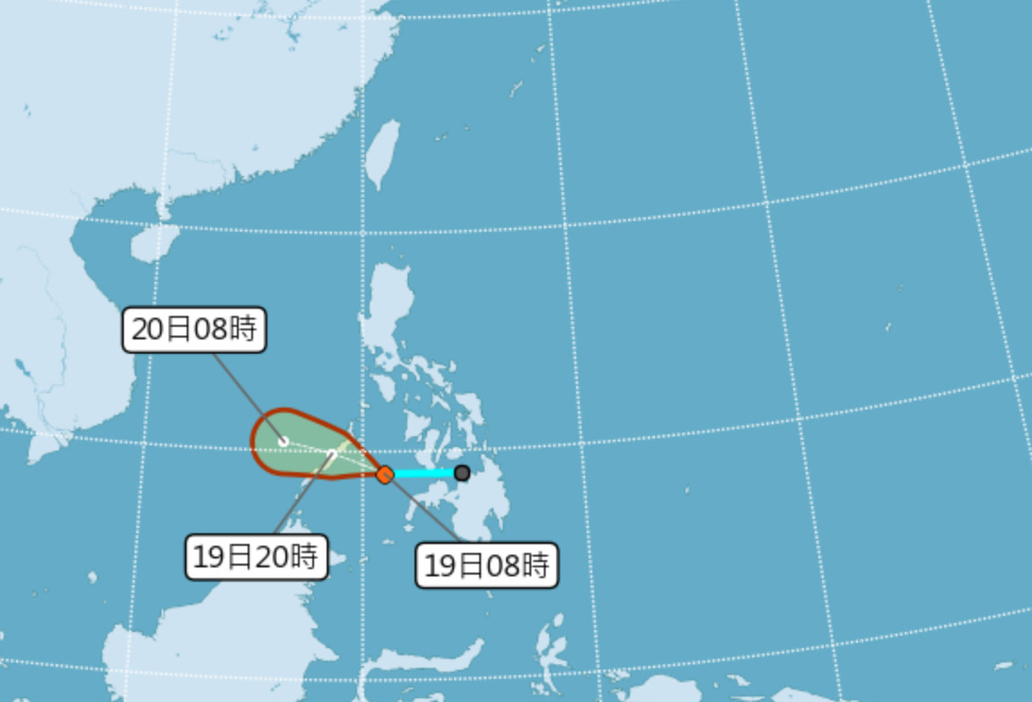 ▲颱風最快將於明日生成。（圖／氣象局）