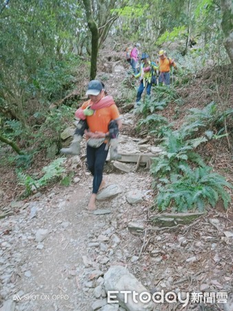 ▲屏東縣政府消防局北大武山、白賓山救援             。（圖／記者陳崑福翻攝，以下同）