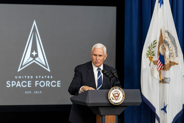▲美國副總統彭斯出席太空軍成立1周年活動。（圖／達志影像／美聯社）