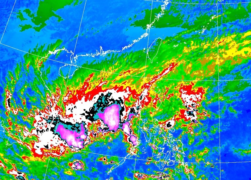 ▲▼科羅旺颱風生成、大雨特報。（圖／翻攝中央氣象局網站）