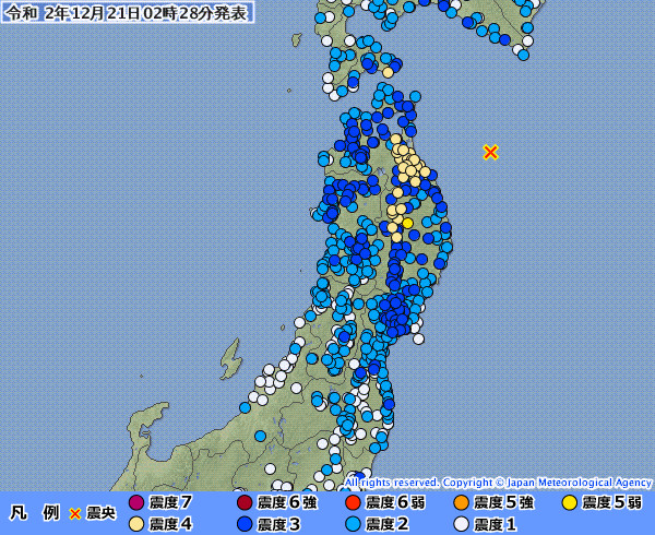 ▲▼日本青森半夜6.3極淺層強震！5弱劇烈搖晃　警報狂響。（圖／翻攝日本氣象廳）