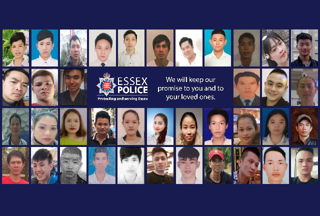 ▲▼ 39名越南偷渡客死在卡車車廂 。（圖／翻攝自twitter／EssexPoliceUK）