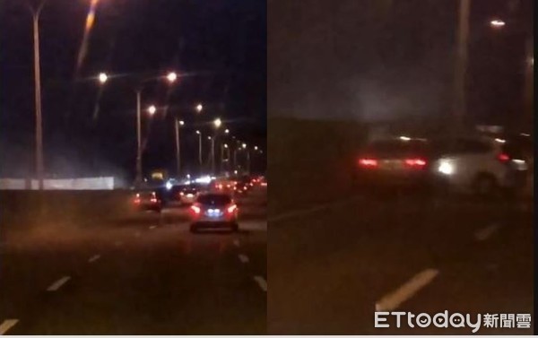 ▲台74線火燒車。（圖／網友Rbin Hu提供）