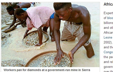 南非挖钻石图片
