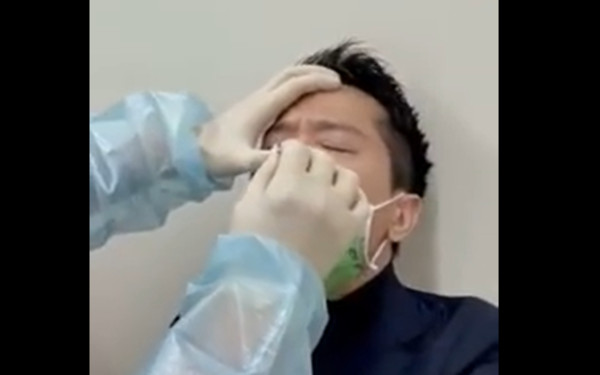 ▲▼何志偉快篩。（圖／翻攝自Facebook／何志偉）