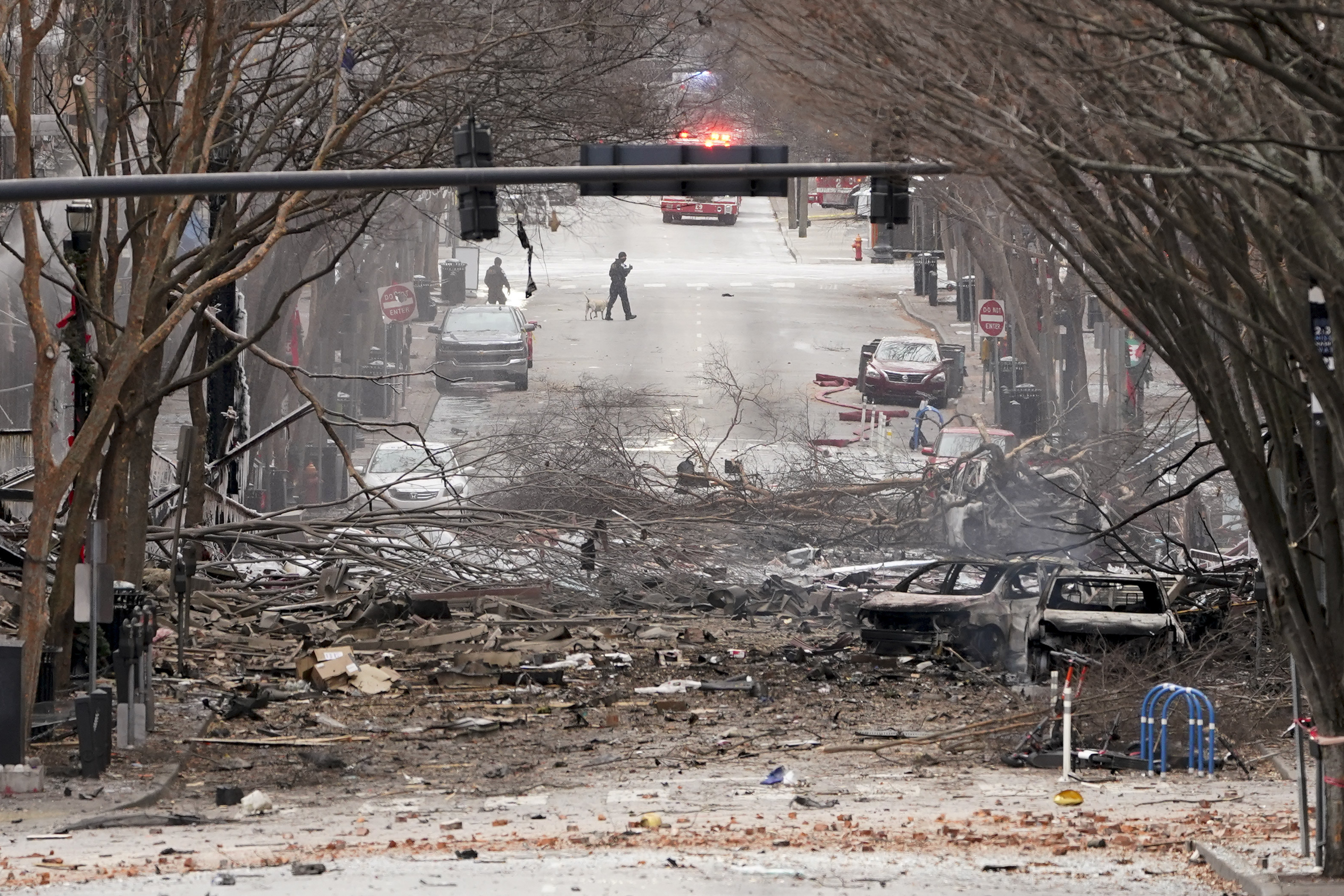 ▲▼田納西州納許維爾（Nashville）發生大規模汽車爆炸案，3人受傷。（圖／達志影像／美聯社）