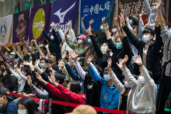 ▲▼ 企排全明星賽不畏疫情千名球迷進場　各隊球員比球技也搞笑            。（圖／中華排協）