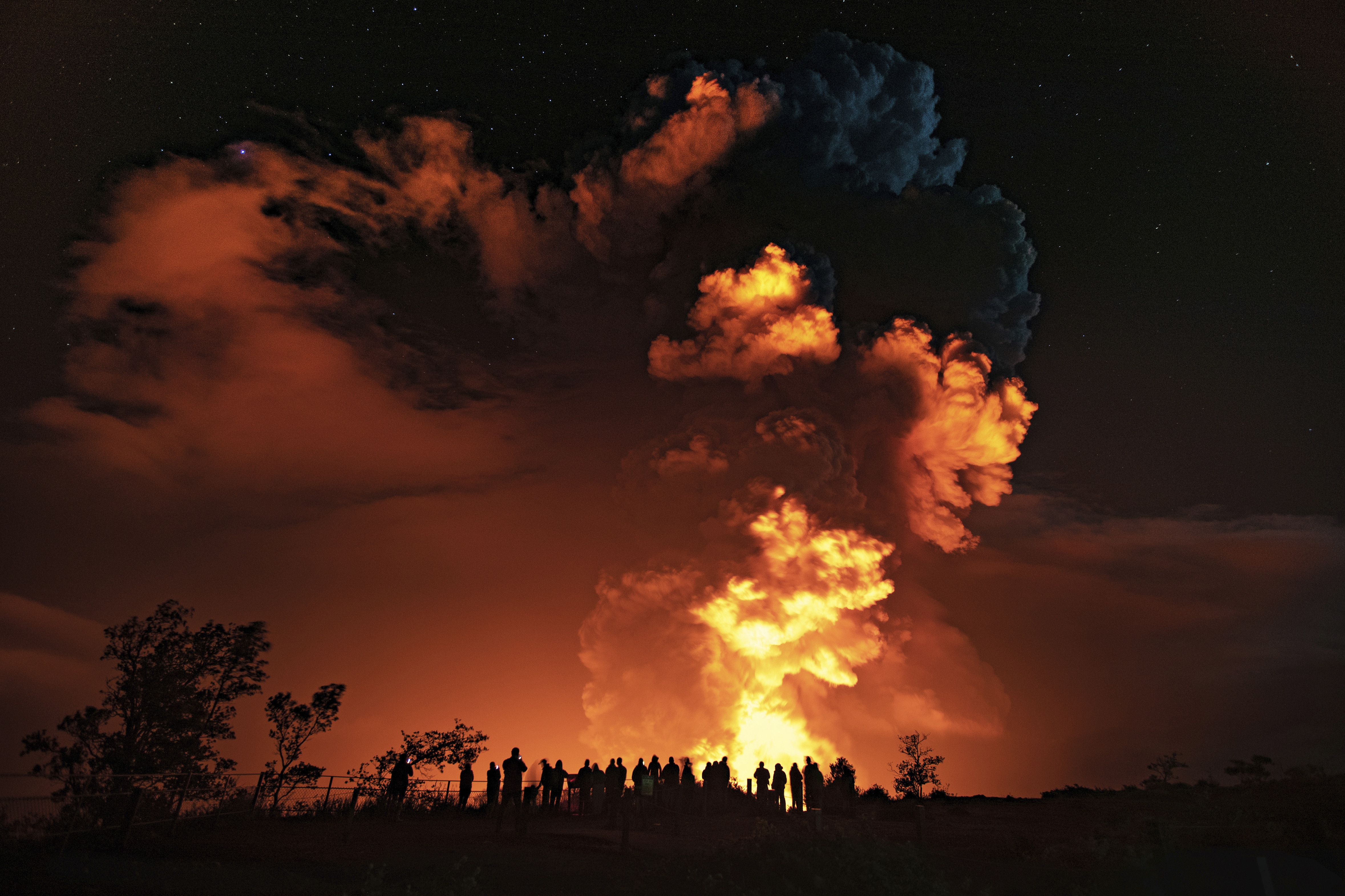 ▲▼夏威夷幾勞亞火山爆發,Kilauea。（圖／達志影像／美聯社）
