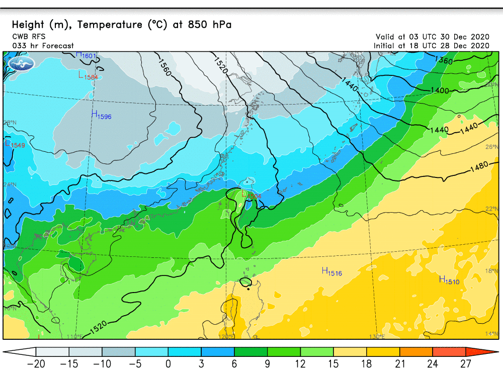 天氣圖。（圖／氣象局）