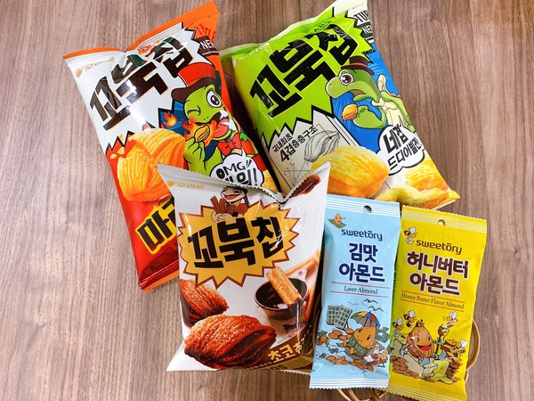 ▲▼小七最新5款韓國零食。（圖／業者提供）