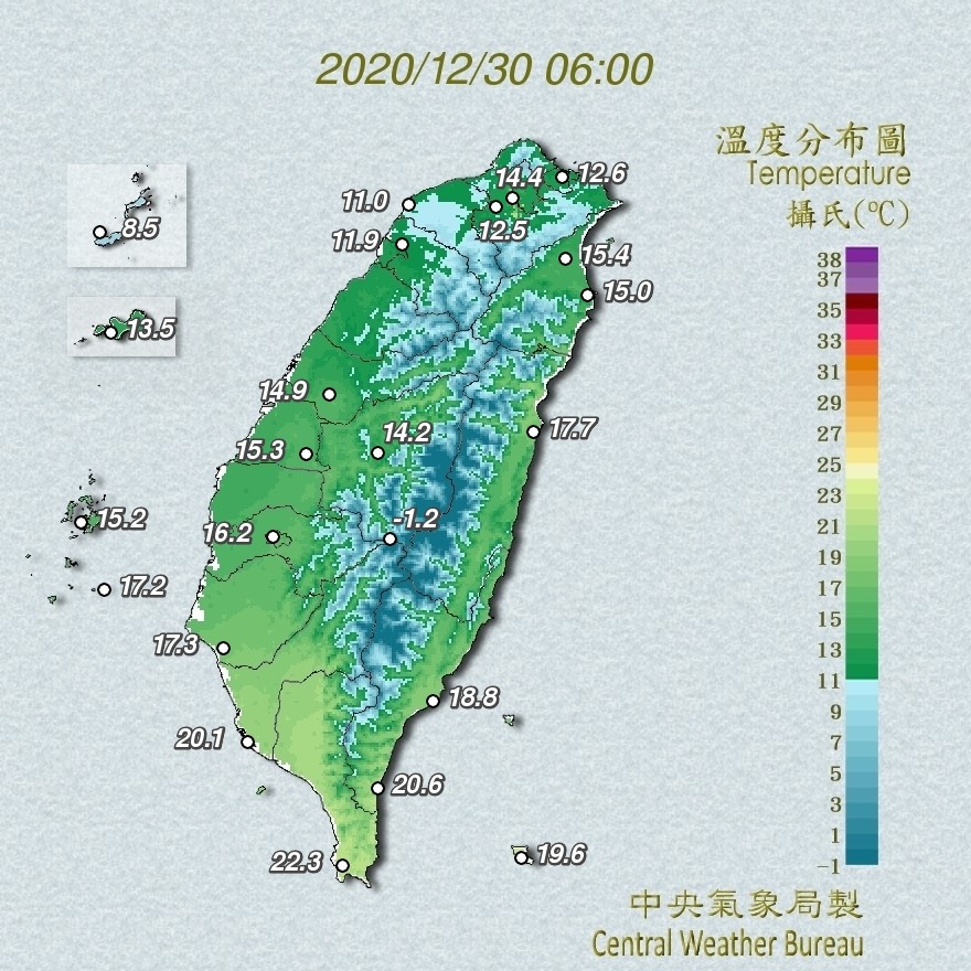 天氣圖。（圖／氣象局）