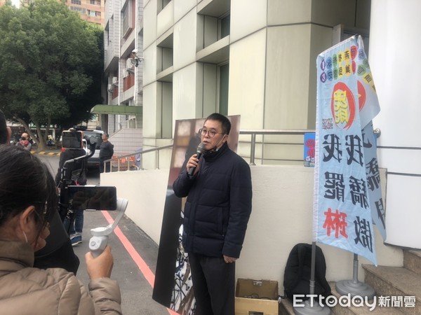 ▲▼罷免高閔琳二階今送件，陳清茂發表言論。（圖／記者黃子倩攝）