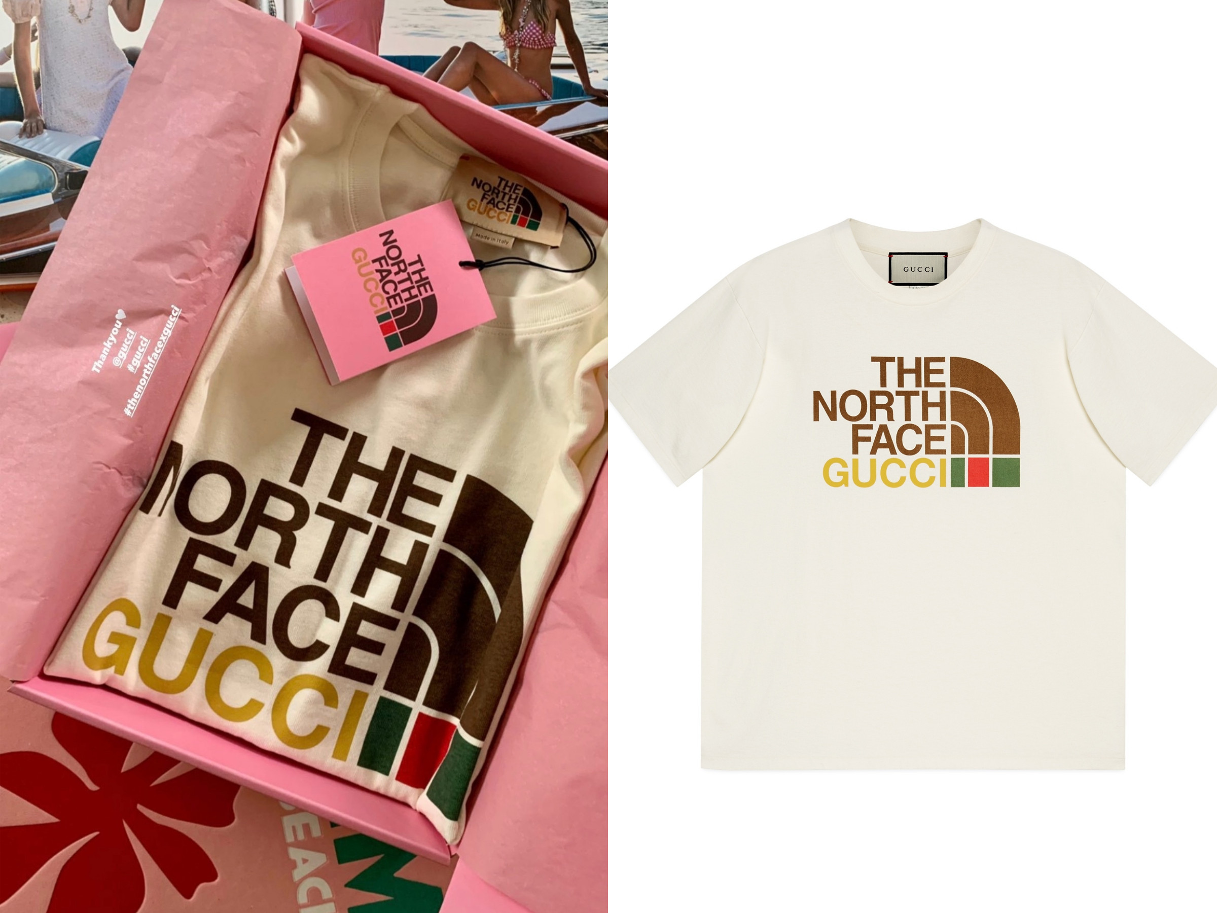 ▲the north face X gucci。（圖／記者王則絲攝）