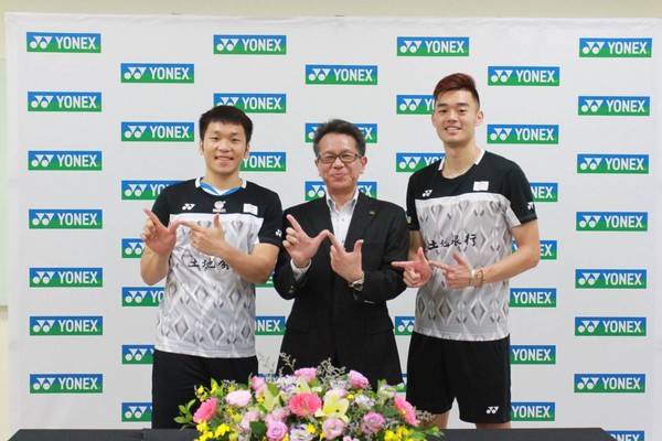 ▲▼李洋／王齊麟、優乃克股份有限公司總經理宮前輝久。（圖／台灣優乃克股份有限公司提供） 