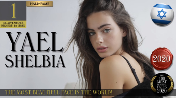 ▲以色列模特兒兼女演員雅兒謝爾比亞（Yael Shelbia）被選為2020年「全球百大最美臉孔」之冠。（圖／翻攝自YouTube／TC Candler）