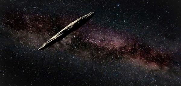 ▲▼「Oumuamua」。（圖／翻攝自推特／@ProfAbelMendez）