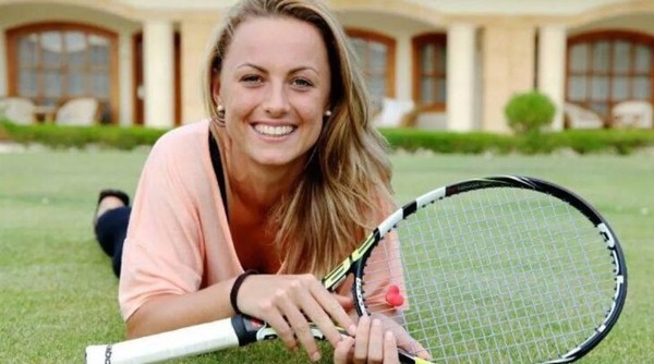 ▲斯洛伐克網球選手巴斯科娃（Dagmara Baskova）。（圖／翻攝自推特@AbsoluteIndNews）