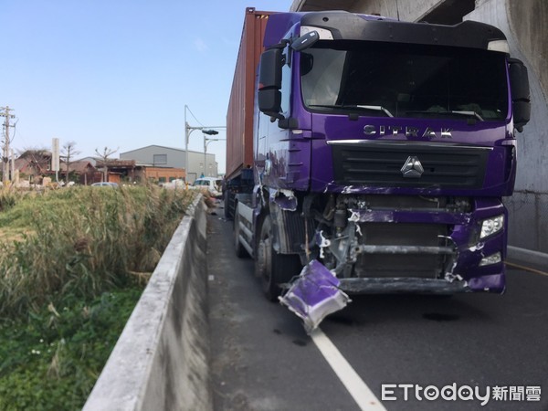 ▲▼彰化台61線車禍。（圖／記者唐詠絮翻攝）