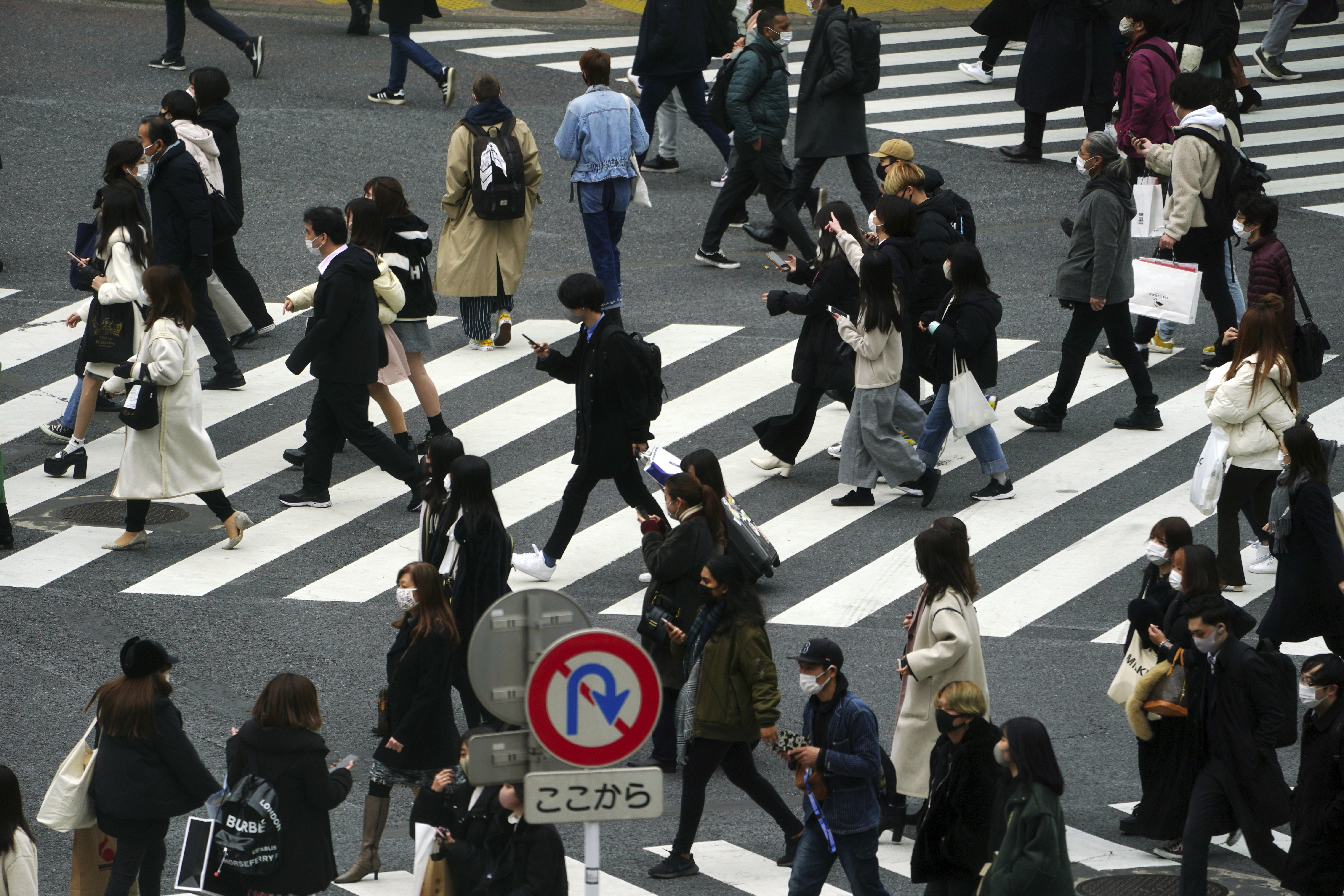 ▲▼ 日本,日本街景,人潮,新冠肺炎。（圖／達志影像／美聯社）