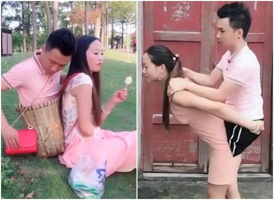 ▲連體夫妻。（圖／翻攝自微博）