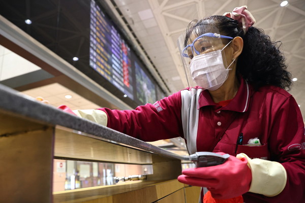 ▲▼ 桃園機場,防疫。（圖／路透）