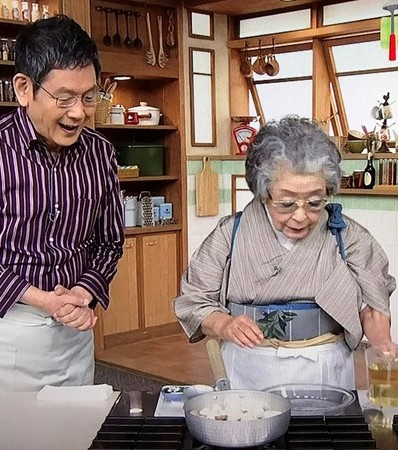 ▲▼鈴木登紀子參加美食節目《今日的料理》長達40年。（圖／翻攝自推特）