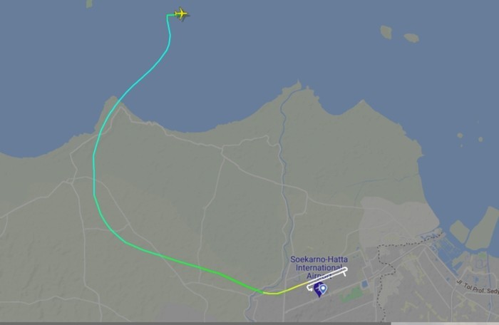▲▼ 印尼三佛齊航空（Sriwijaya Air）一架班機9日驚傳失聯。（圖／翻攝自推特）