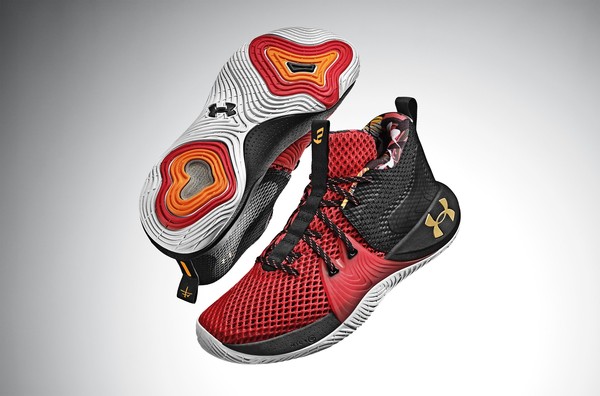▲Curry Flow 8、UA Embiid One春節配色籃球戰靴。（圖／UnderArmour提供）