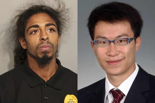 ▲▼32歲槍手南丁格爾（左）與30歲中國籍博士生范毅然。（圖／達志影像／美聯社、推特）