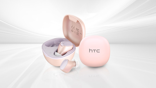▲HTC馬卡龍真無線藍牙耳機-櫻花粉。（圖／HTC提供）