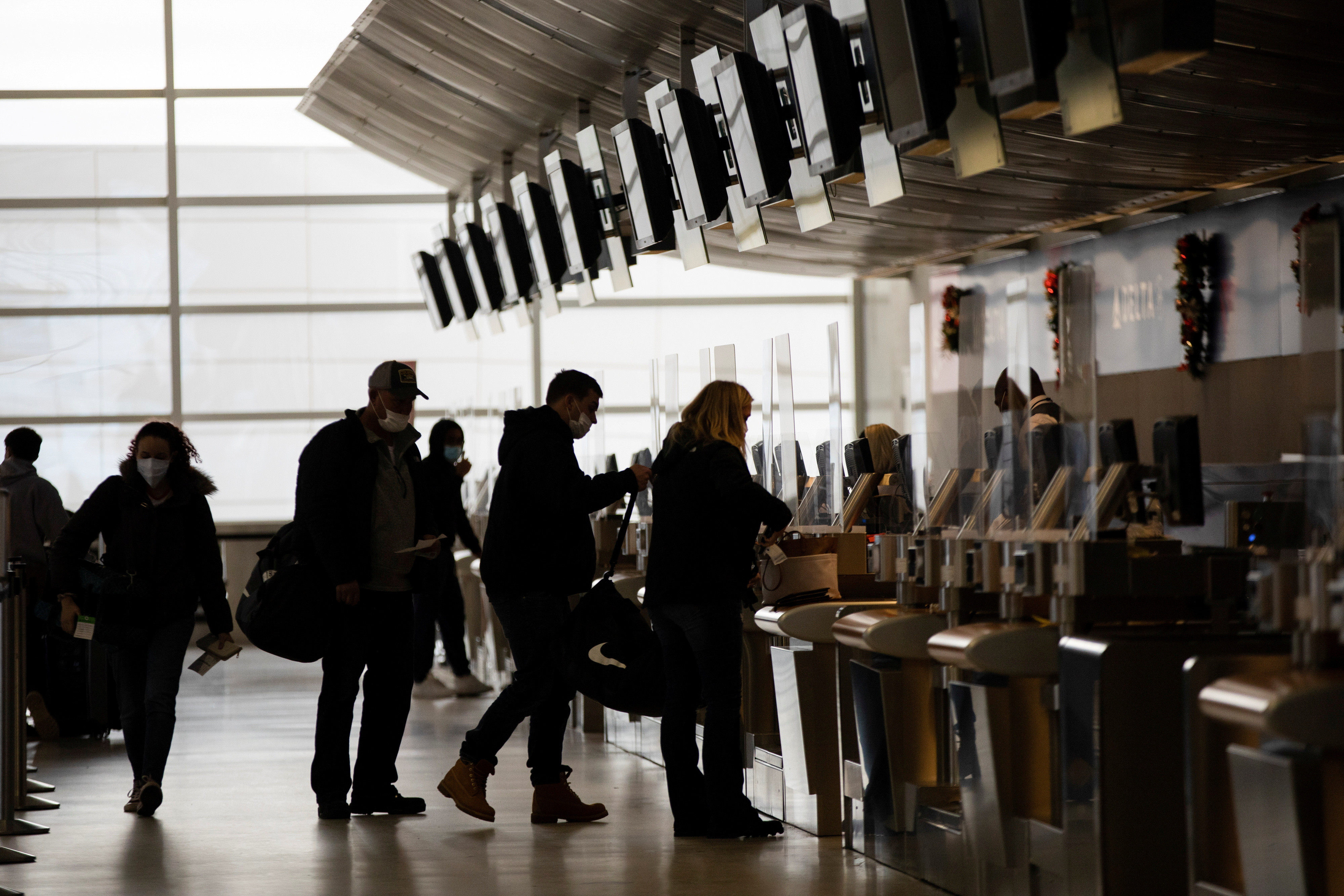 ▲▼底特律大都會機場（Detroit Metropolitan Wayne County Airport），新冠肺炎，新型冠狀病毒,COVID-19。（圖／路透）