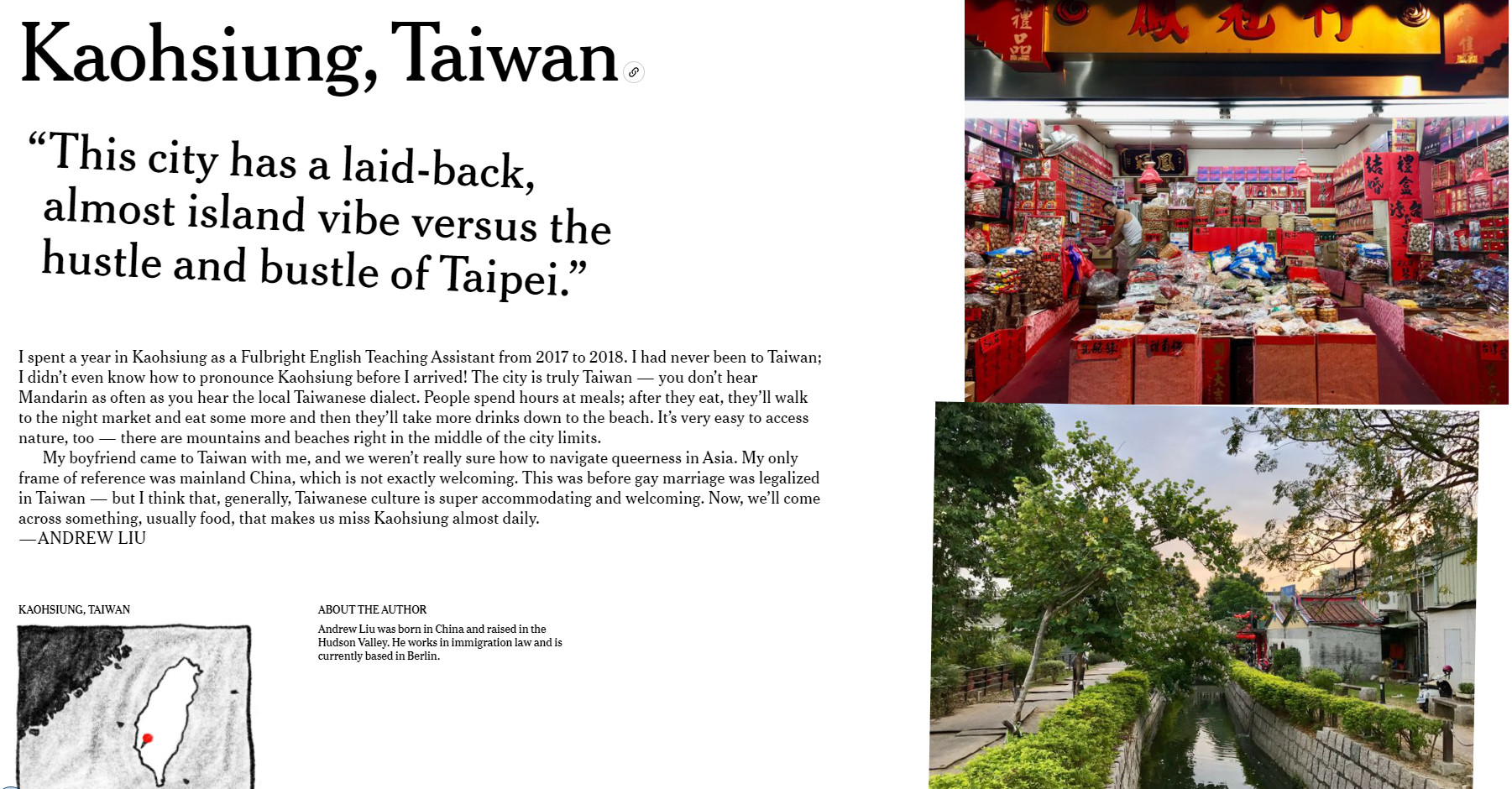 ▲▼紐約時報將台灣高雄列為52個今年值得一去景點。（圖／翻攝自紐時）
