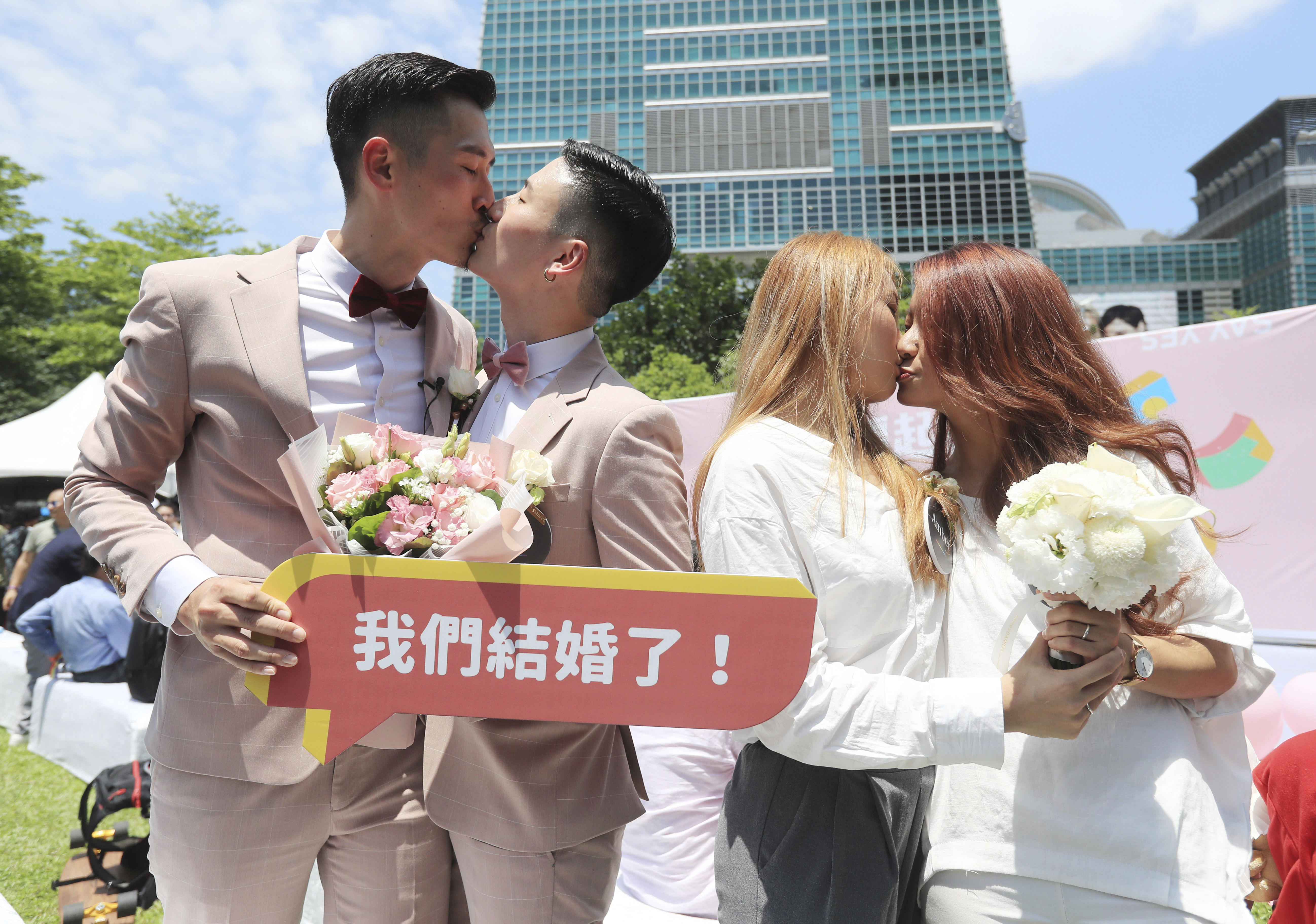 ▲▼Andrew Liu認為，台灣普遍對同性婚姻抱持開放態度。（圖／達志影像／美聯社）