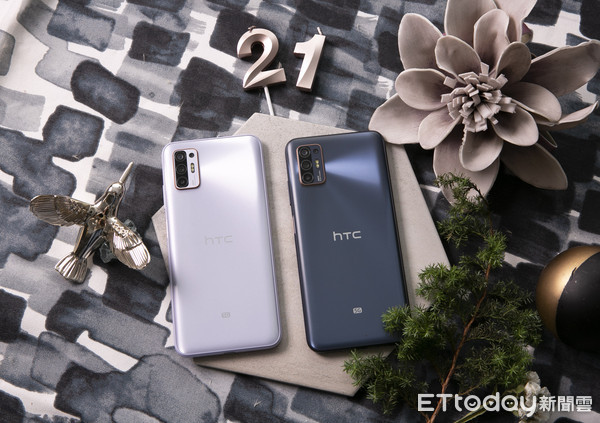 ▲搶攻5G中階手機換機潮　宏達電推出「HTC Desire 21 pro」。（圖／HTC提供）