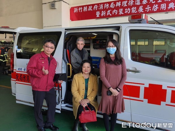 ▲問消防女婿「要什麼幫助？」　霸氣岳父隔天送一台頂規救護車。（圖／記者陳凱力翻攝）