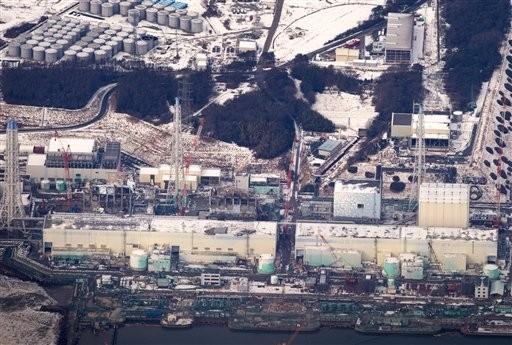 日本福島第一核電廠，在2011年3月11日強震海嘯後，引發爆炸起火，導致輻射外洩。(圖／達志影像／美聯社)