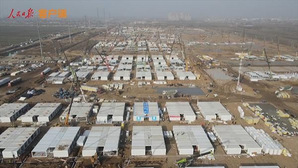 ▲▼石家莊、隔離屋、隆堯            。（圖／翻攝澎湃新聞、央視）