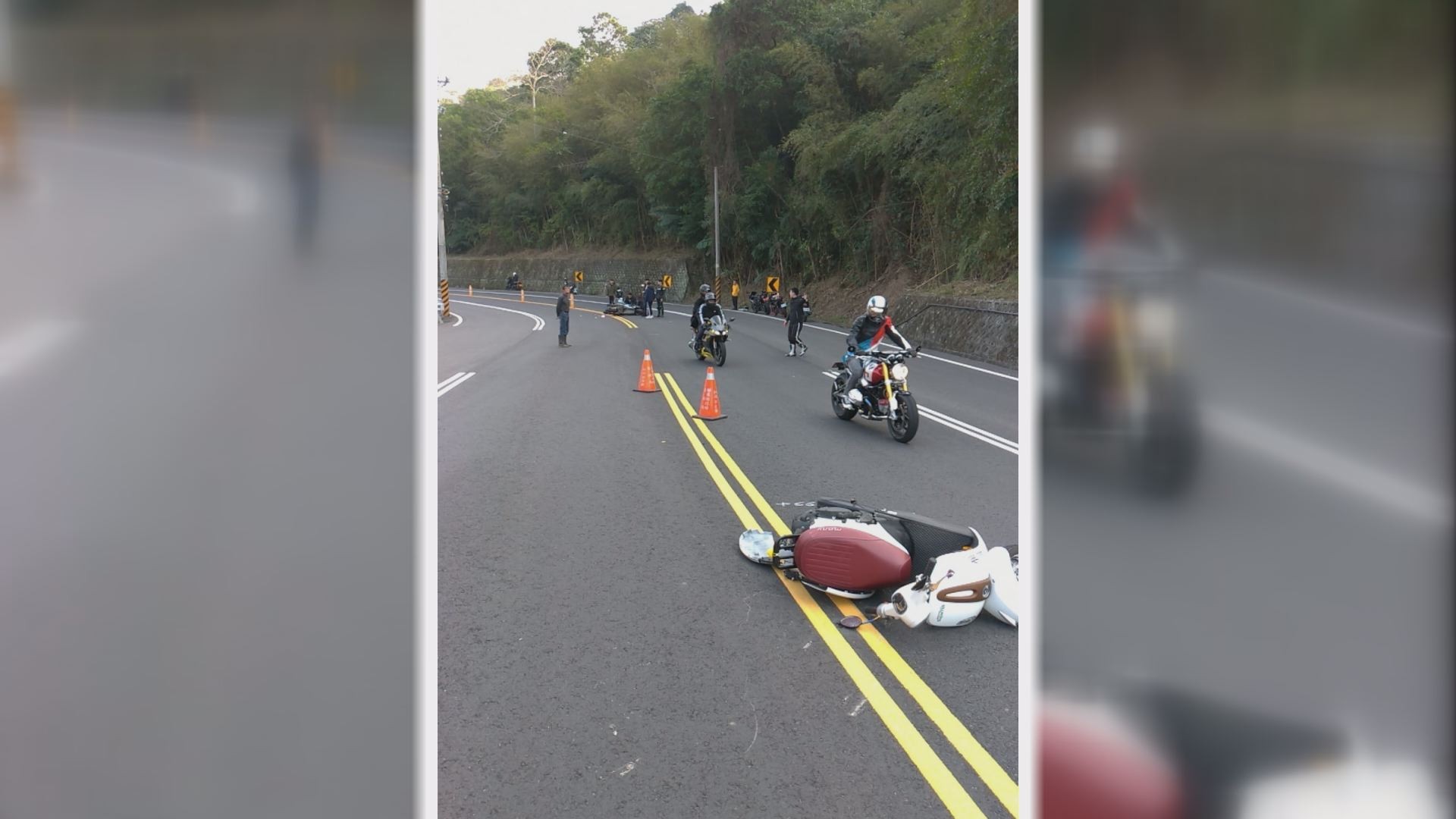 18歲騎士台3線迴轉自摔 滾到對向 全身多處骨折送醫 Ettoday地方新聞 Ettoday新聞雲