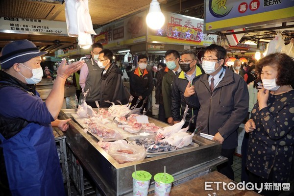 關心年節物價　黃偉哲聯同消保官視察水仙宮市場 | ETtoday地方新聞