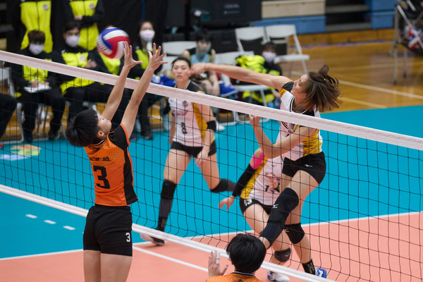 ▲▼  台電遭學妹愛山林五局鏖戰驚險奪勝　中纖坐上例行賽亞軍           。（圖／中華排協）
