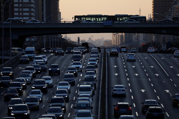 ▲▼北京,塞車,交通。（圖／路透社）