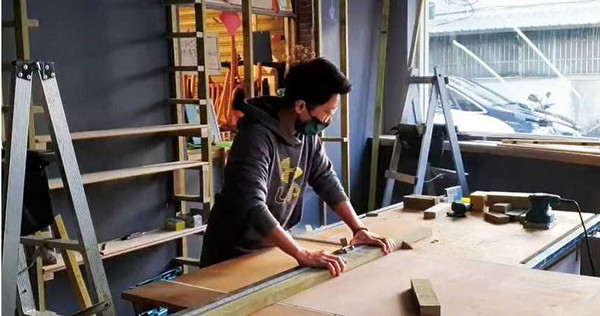 藝人創業1／寒流連番攪局　江明娟店面重建被迫停工