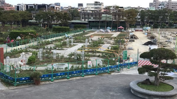 ▲台北玫瑰園增建工程。（圖／公園處提供）