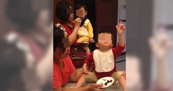 黃宥嘉曾多次在節目上談論育兒辛酸，但前夫舅舅卻拿出照片表示，當時請了褓姆、移工和護士照顧孩子，家務根本不用黃宥嘉動手。（圖／讀者提供）