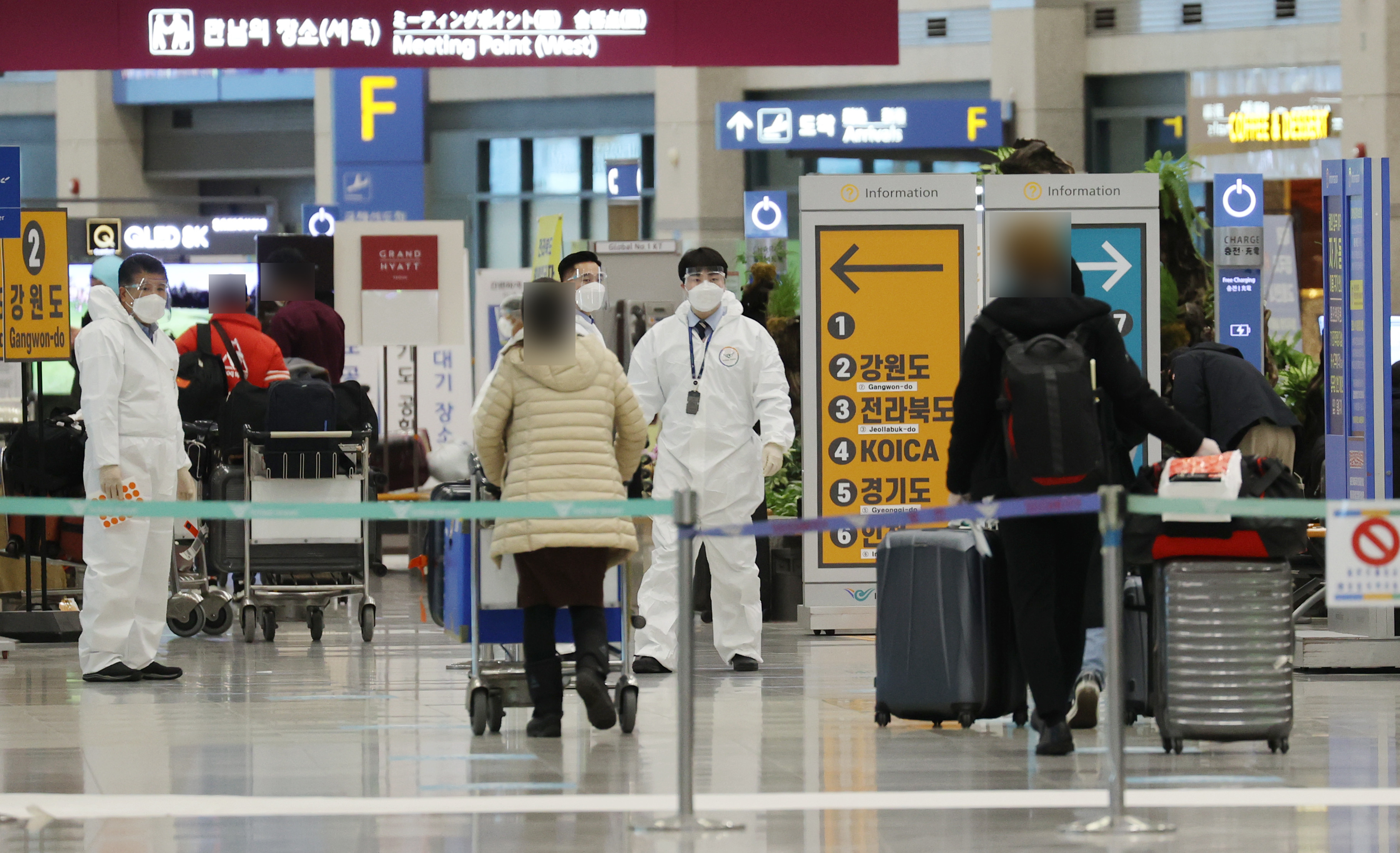 ▲▼如今仁川國際機場成為迎接新冠疫情的一級戰區，旅客數屢創新低。（圖／達志影像）