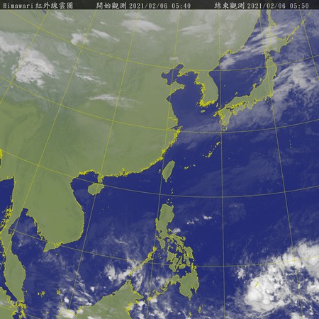 ▲▼衛星雲圖。（圖／翻攝中央氣象局）