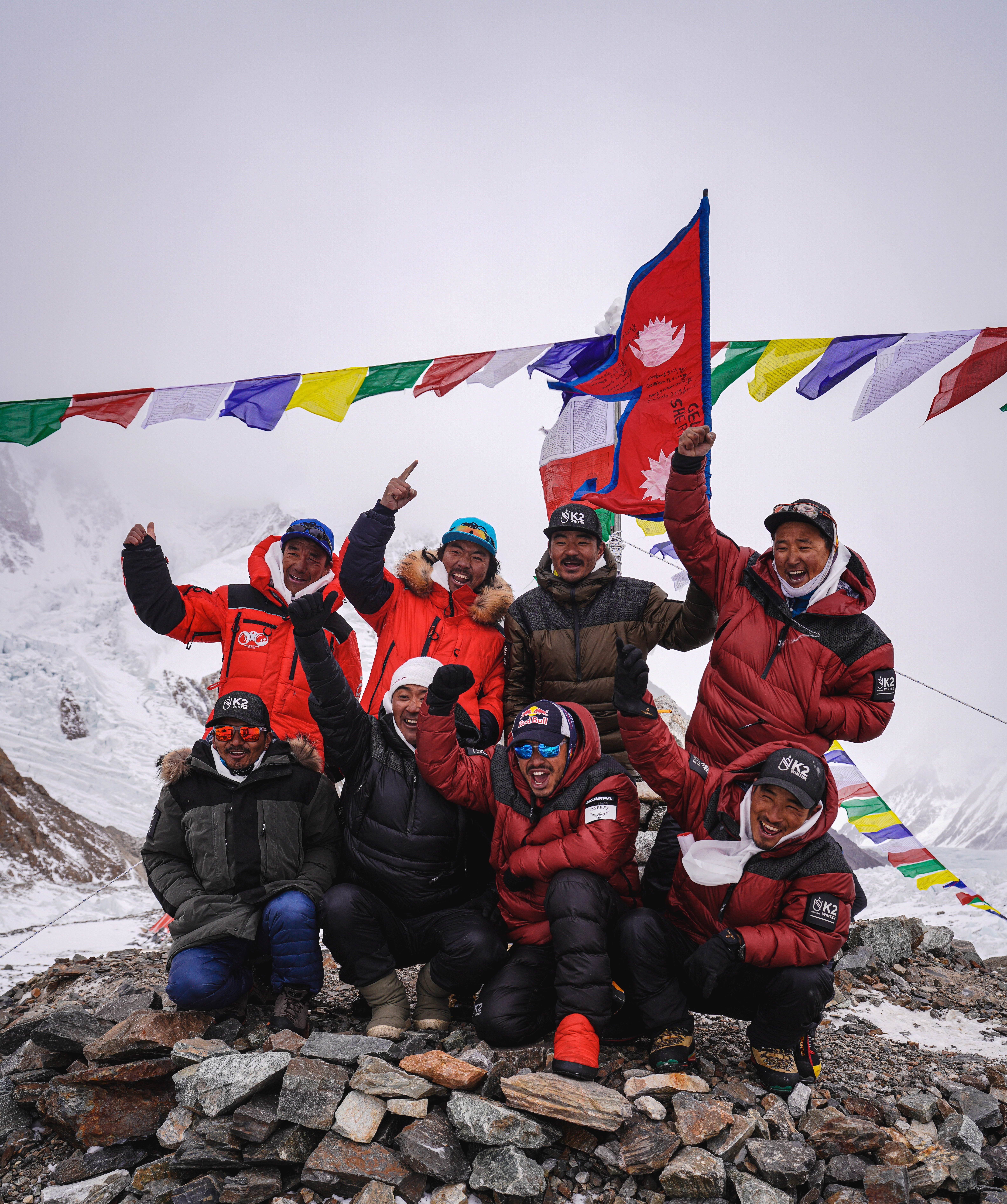 ▲▼尼泊爾登山隊冬季無氧成功登K2峰。（圖／路透社）