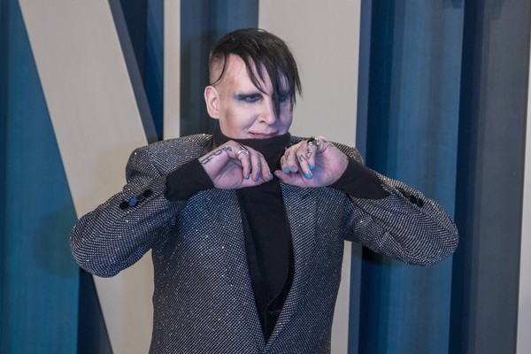 ▲▼瑪麗蓮曼森（Marilyn Manson），近日被前女友伊凡瑞秋伍德（Evan Rachel Wood）指控，在她十幾歲時就開始虐待、誘姦。（圖／達志影像／美聯社）